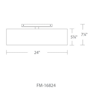 Modern Forms - Metropolis Semi-Flush Mount